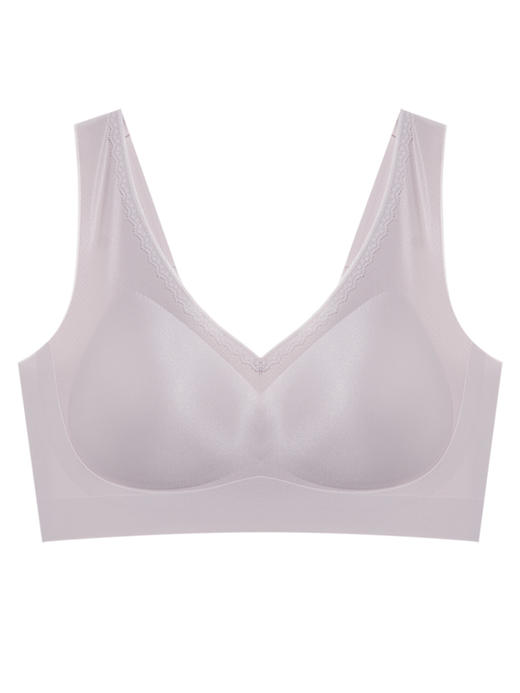 【满2件/5折】【AB通用杯】【秀黛】深V固定杯套头背心全固定亲肤杯后比无痕显天鹅颈AB杯适用背心文胸W5116062T【门店同款】 商品图1