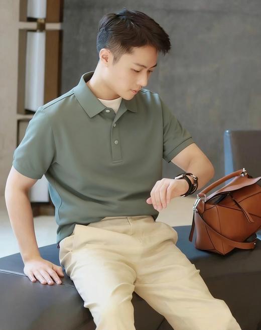 6色可选 罗蒙男士7A抗菌纯棉Polo 商品图3