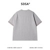 SDSA男装2026新款轻奢小马刺绣假两件短袖T恤宽松圆领休闲上衣 商品缩略图4
