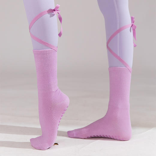 壁虎瑜伽【2512WZ458】多巴胺绑带防滑芭蕾袜【5天发货】 商品图2