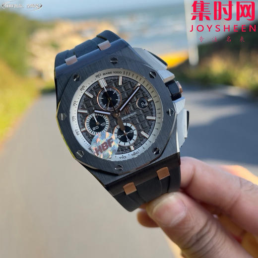 HBF爱彼皇家橡树离岸型26415陶瓷系列 26402黑陶瓷 男士腕表 表径44mm 7750改Cal.3126机 商品图1