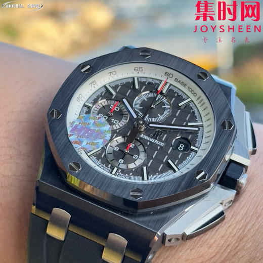 HBF爱彼皇家橡树离岸型26402陶瓷系列 黑陶瓷 男士腕表 表径44mm 7750改Cal.3126机 商品图4