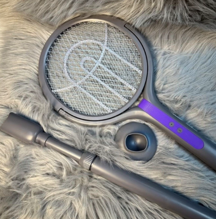 电蚊拍界的戴森❗️【可折叠，可伸缩】 可手持+可作灭蚊灯！5层网面母婴有娃更放心/宠物家庭必备！BB