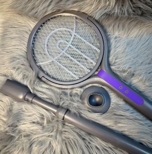 电蚊拍界的戴森❗️【可折叠，可伸缩】 可手持+可作灭蚊灯！5层网面母婴有娃更放心/宠物家庭必备！BB 商品图0