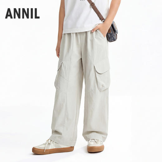 男女童梭织单裤夏季新款安奈儿童装EM626812 商品图1