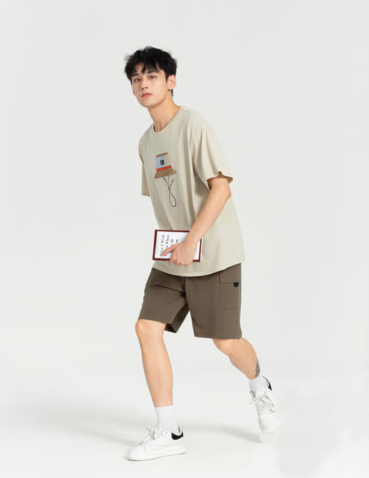 【单件6折/2件5折】【秀黛】男帽子情侣短袖套装男士夏季睡衣家居服MS555021T【门店同款】 商品图2