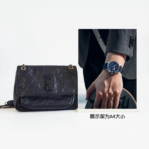 【95新】YSL圣罗兰NIKI533037小号藏青色niki链条包单肩斜挎包女士020426AK17 商品图8