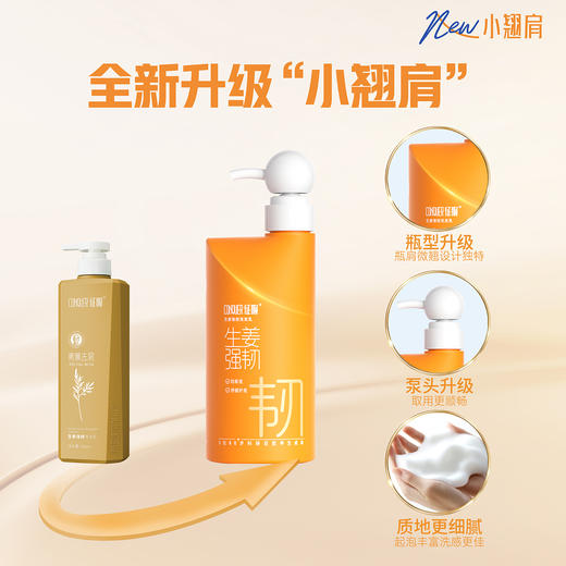 第3代新升级！2026新款 征服青蒿止痒洗发水小翘肩系列，生姜强韧、去屑净爽、控油蓬松、滋养柔顺系列洗发乳 商品图12