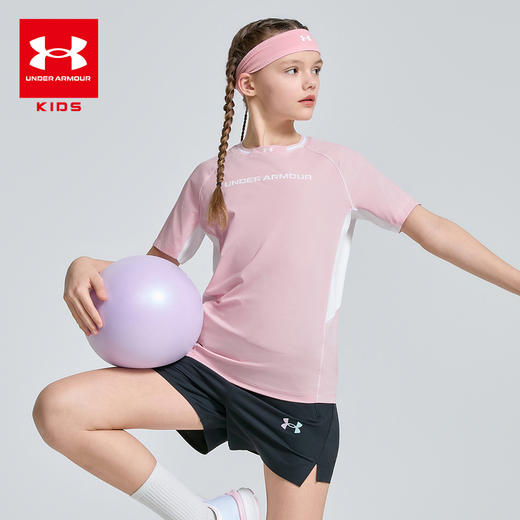 【特惠福利】UnderArmour安德玛儿童时尚晾感速干 短袖T恤 262303158 商品图3