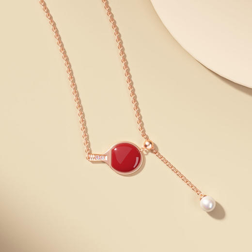 中国国家队《乒然心动》银项链 商品图3