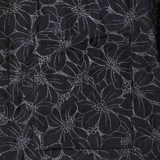 SDSA男装2026新款高贵轻奢日系简约满印植物花卉短袖衬衫百搭休闲 商品图4