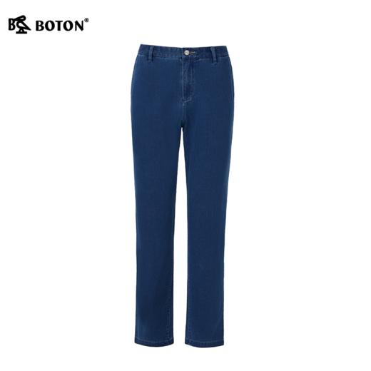 波顿男士春夏季斜袋直筒牛仔裤自在不紧绷的百搭宽松神裤ME995126 商品图5