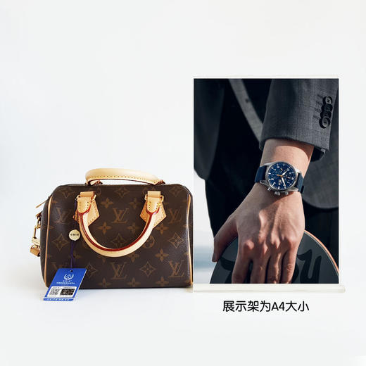 【95新】LV路易威登SPEEDY 系列M46222老花奶茶色肩带speedy20手提单肩包女士300326AK12 商品图9