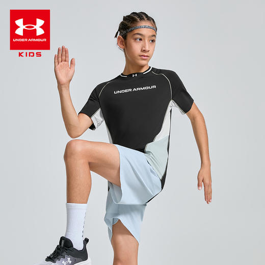 【特惠福利】UnderArmour安德玛儿童时尚晾感速干 短袖T恤 262303158 商品图0