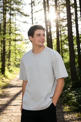 【xp-7006】重磅夏日男子立体裁剪凉感短袖T恤！！