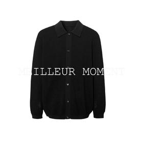 【男装】【窦骁代言】MM麦檬轻奢镂空针织开衫男休闲短外套9H2130061