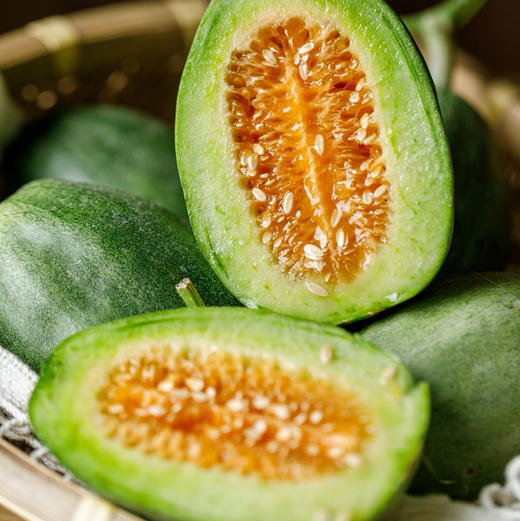 石家庄优选仓库速达，蜜小胖甜瓜，清脆爽口，香酥脆甜，瓜香四溢！净重5.5斤礼盒装 商品图7
