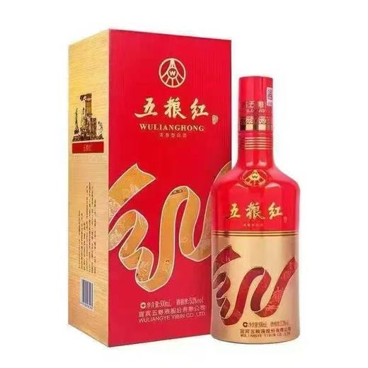 2022年五粮红飘带，42度浓香型，整箱500ml×6瓶。 商品图5