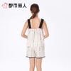 都市丽人睡衣女士睡衣薄家居服睡衣女士软绵绵短袖套装有杯垫背心短裤LHC2B6 商品缩略图2