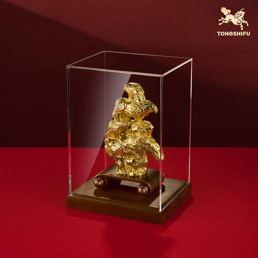 铜师傅《祥龙石》上新了故宫联名 创意家居装饰品客厅书房铜摆件 商品图1