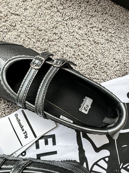 THS-无 鬼冢家  女士低调珠光银闪露背鞋 女士玛丽珍  BZ1284 商品图5