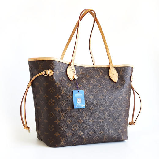 【95新】LV路易威登M46975中号老花NF新款米色内里刺绣边neverfull购物袋单肩包女士300326AK11 商品图2