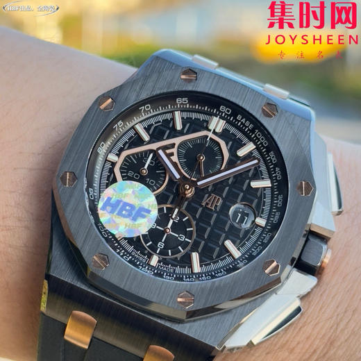 HBF爱彼皇家橡树离岸型26405陶瓷系列 26402黑陶瓷 男士腕表 表径44mm 7750改Cal.3126机 商品图5