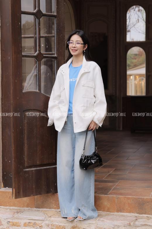 【门店同款】ENJOY夏季收腰工装立领外套 170748134 商品图8