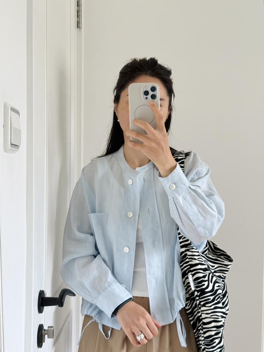 衣橱wan搭--穿出天鹅颈法式U领｜强捻螺纹背心【包邮+三天无理由退换】 商品图8