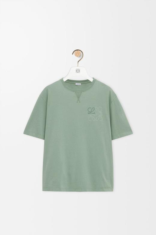 胸口刺绣+交叉领锁边工艺，复古美式圆领基础款全棉大t恤E040880 商品图7