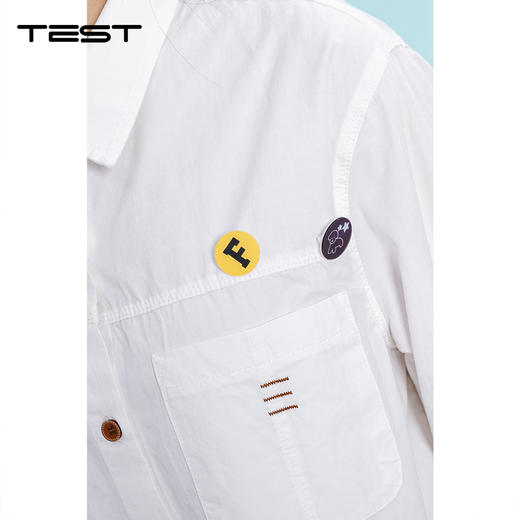 夏上新通勤慵懒风工装女夏薄款宽松遮肉百搭衬衫1262029 商品图2