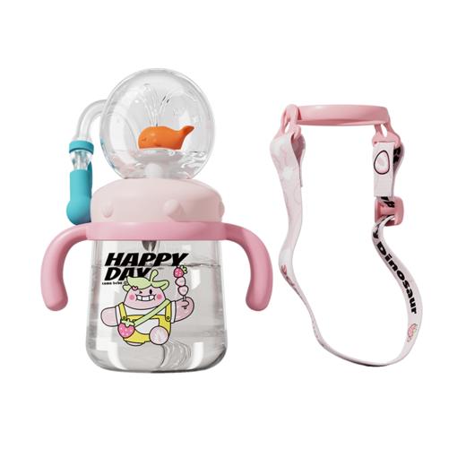 【趣味喷水鲸鱼杯】儿童Tritan材质水杯鲸鱼喷水杯宝宝保温杯幼儿园家用吸管杯婴儿喝水饮水杯 四季可用 商品图10