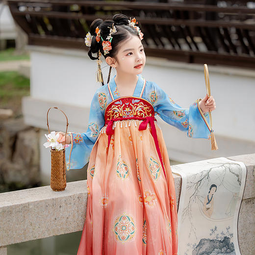 【团购】【苏城纪】汉服女童襦裙沐瑶 商品图12