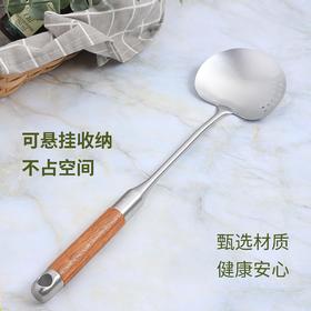 【304不锈钢蘑菇铲】锅铲汤勺二合一！一把搞定厨房烹饪~   0413