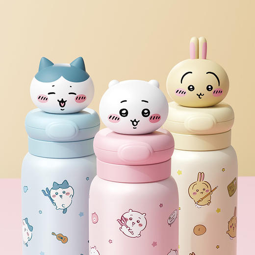 【316不锈钢内胆，全身可拆卸易清洁】正版保温杯吉伊卡哇女生高颜值可爱双饮大容量便携水杯.TA 商品图1