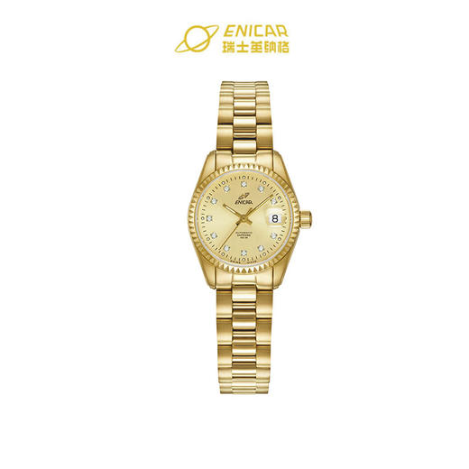 瑞士原装进口 英纳格黄金时代系列自动机械腕表手表 男女对表 商品图4