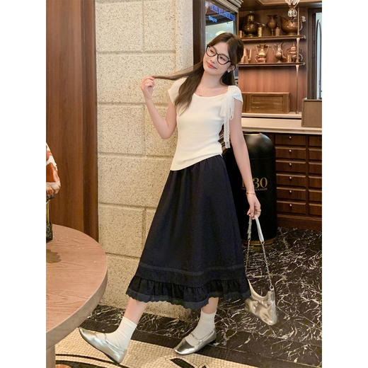 <曾小咸推荐>4.11现货秒杀 ！微信超特价！3色韩系坑条针织短袖 日常159.99 立减100 秒杀59.99！！ 商品图2