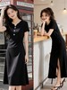 姹弥·简约风高级感小黑裙 |百搭显瘦，飘逸有型，小个子微胖姐妹穿都时髦高级 商品缩略图0