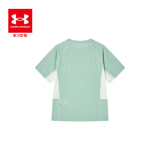 【特惠福利】UnderArmour安德玛男女童 凉感速干 竖纹圆领短袖T恤 262303771 商品图1