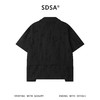 SDSA男装2026新款高贵轻奢潮牌磨破磨毛设计翻领短袖衬衫百搭舒适 商品缩略图4