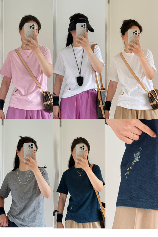 45变色龙-R竹节棉 春夏圆领短袖T【包邮+三天无理由退 商品图2