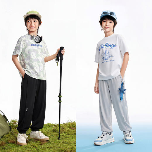 男女童针织单裤夏季新款安奈儿童装EM626827 商品图3