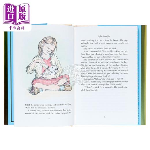 【中商原版】夏洛的网 限量刷边版 Charlottes Web Collectors Deluxe Limited Edition 英文原版 儿童文学经典名著读物 进口 商品图3
