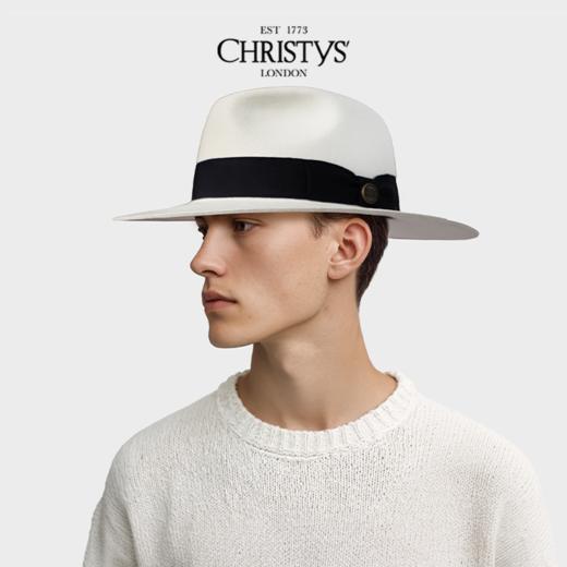 【英国王室御用品牌】Christys羊毛Fedora费多拉帽蝴蝶结徽章款 商品图1