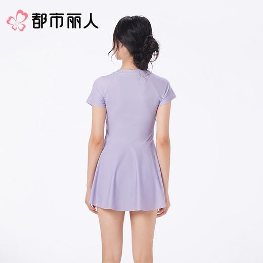 都市丽人泳衣半光涤泳布泳衣女士连体泳衣一体式泳衣LSC1M1 商品图2