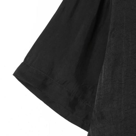 SDSA男装2026新款高贵轻奢假两件拼接短袖衬衫小众设计感宽松衬衣 商品图2