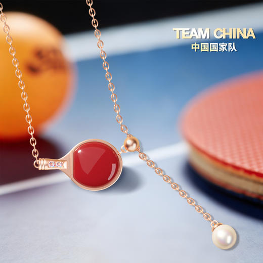 中国国家队《乒然心动》银项链 商品图6