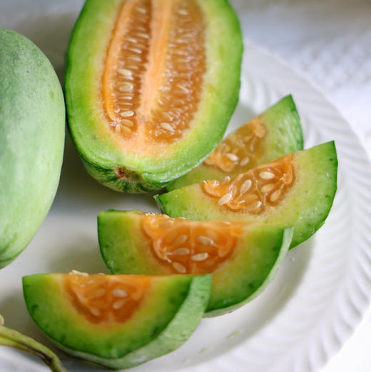 石家庄优选仓库速达，蜜小胖甜瓜，清脆爽口，香酥脆甜，瓜香四溢！净重5.5斤礼盒装 商品图9