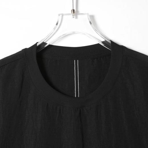 SDSA男装2026新款高贵轻奢简约拼接撞色织带设计圆领短袖T恤百搭 商品图1