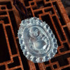 【天然正品】A货翡翠天然细腻冰种连珠瑞兽纹佛公造型（平安吉祥、福气满满）翡翠吊坠项链43.7*33.3*4.7MM（皆取最大值）220326TJ14 商品缩略图7